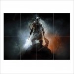 SKYRIM the elder scrolls Wand-Kunstdruck Riesenposter 