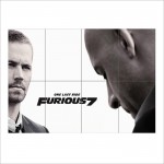 One Last Ride Furious 7 With Paul Walker Wand-Kunstdruck Riesenposter 