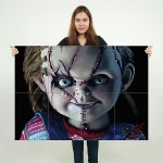 Chucky Wand-Kunstdruck Riesenposter 