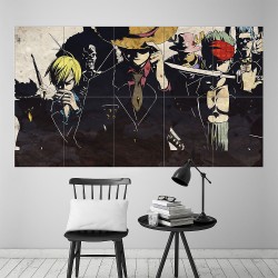 Straw Hat Pirates One Piece Block Giant Wall Art Poster (P-1754)