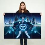 Psycho Pass #5 Block Giant Wall Art Poster 