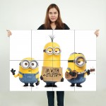 Minions Wand-Kunstdruck Riesenposter