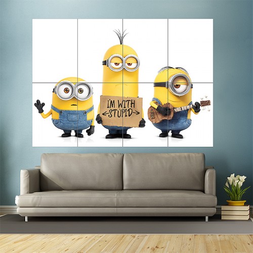 Minions Wand-Kunstdruck Riesenposter