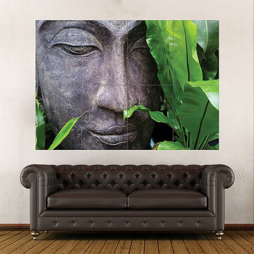 Zen Bouddha Wand-Kunstdruck Riesenposter