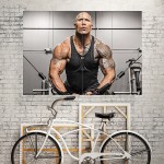 โปสเตอร์ ขนาดใหญ่ Dwayne Johnson Fitness 