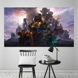 World of Warcraft Characters Wand-Kunstdruck Riesenposter (P-1777)