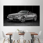 2016 Mercedes Benz SLC 300 Block Giant Wall Art Poster 