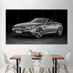 2016 Mercedes Benz SLC 300 Block Giant Wall Art Poster (P-1779)