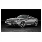 2016 Mercedes Benz SLC 300 Block Giant Wall Art Poster 