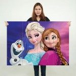 Frozen Animation Fantasy Block Giant Wall Art Poster