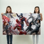 Captain America Civil War Wand-Kunstdruck Riesenposter