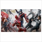 Captain America Civil War Wand-Kunstdruck Riesenposter