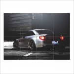 Honda S2000 Wand-Kunstdruck Riesenposter 