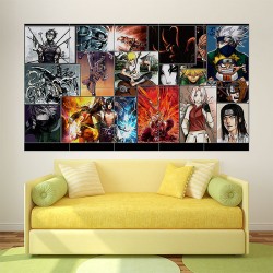 Naruto Manga Anime Block Giant Wall Art Poster (P-1799)