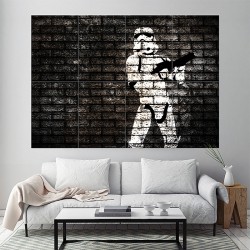 Banksy Star Wars Stormtrooper Wand-Kunstdruck Riesenposter (P-1807)