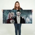 Harley Quinn and Joker in Suicide Squad Wand-Kunstdruck Riesenposter 