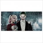 Harley Quinn and Joker in Suicide Squad Wand-Kunstdruck Riesenposter 