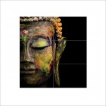 Colorful Buddha Block Giant Wall Art Poster