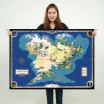 Map of Middle Earth Giant Wall Art Poster 