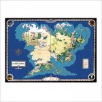 Map of Middle Earth Giant Wall Art Poster 