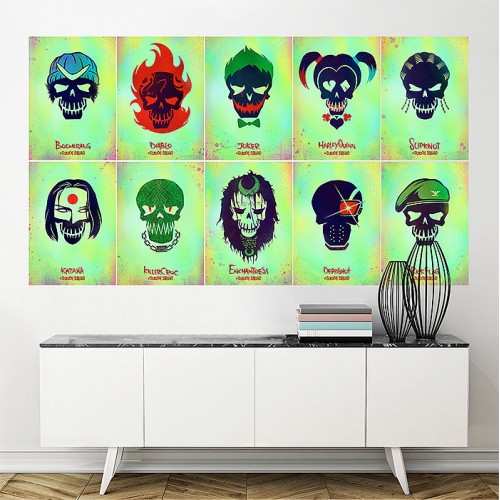 Suicide Squad Block Giant Wall Art Poster