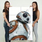 Star Wars BB-8 Droid Wand-Kunstdruck Riesenposter