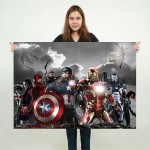 Captain America Civil War  Wand-Kunstdruck Riesenposter