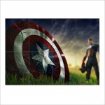 Captain America Schild Wand-Kunstdruck Riesenposter