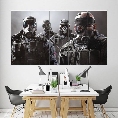 Tom Clancys Rainbow Six Siege Wand-Kunstdruck Riesenposter