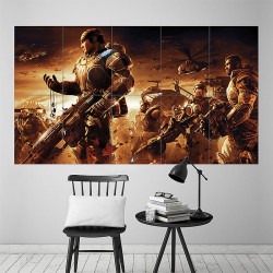 Gears of War Game Battle Block Giant Wall Art Poster (P-1863)