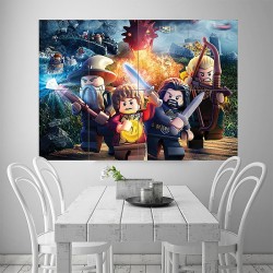 Lego the Hobbit Block Giant Wall Art Poster (P-1864)