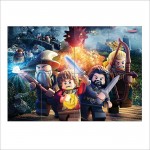 Lego the Hobbit Block Giant Wall Art Poster