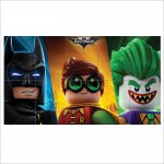 โปสเตอร์ ขนาดใหญ่ ภาพการ์ตูน The Lego Batman Joker Robin