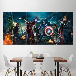 Captain America Civil War Characters Wand-Kunstdruck Riesenposter (P-1883)