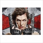 Resident Evil 6  Milla Jovovich Wand-Kunstdruck Riesenposter