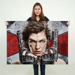 Resident Evil 6  Milla Jovovich Wand-Kunstdruck Riesenposter