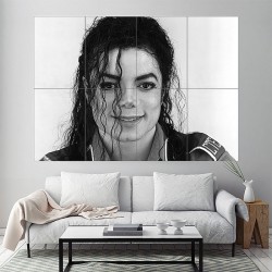 Michael Jackson Block Giant Wall Art Poster (P-1901)