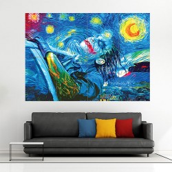 Joker  Starry Night  Block Giant Wall Art Poster (P-1914)