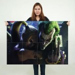 Harley Quinn Joker Suicide Squad Movies Wand-Kunstdruck Riesenposter 