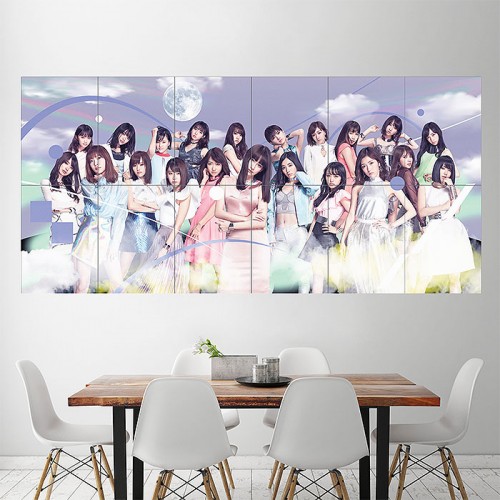 NekoPOP AKB48 Morning Musume Thumbnail Block Giant Wall Art Poster 