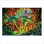 Awesome Mushroom Block Giant Wall Art Poster 