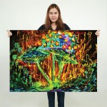 Awesome Mushroom Block Giant Wall Art Poster 