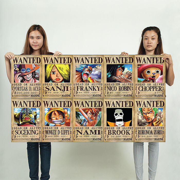 Monkey D Dragon Wanted Poster One Piece | Art Board Print