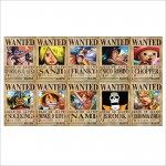 Straw Hat Pirates One Piece Wanted Block Giant Wall Art Poster 