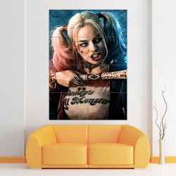 Harley Quinn Wand-Kunstdruck Riesenposter (P-1923)