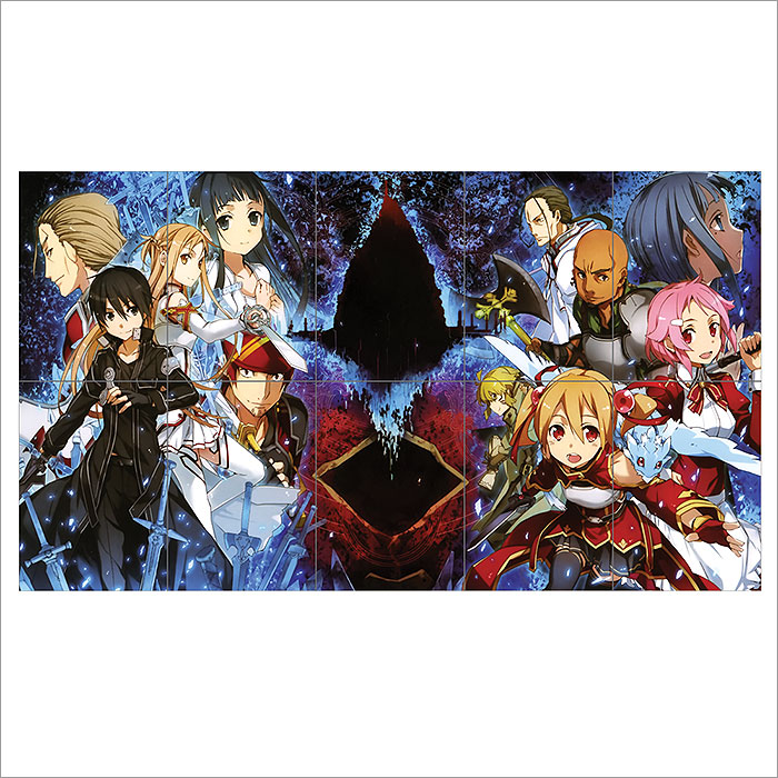 Sword Art Online Game Block Giant Wall Art Poster