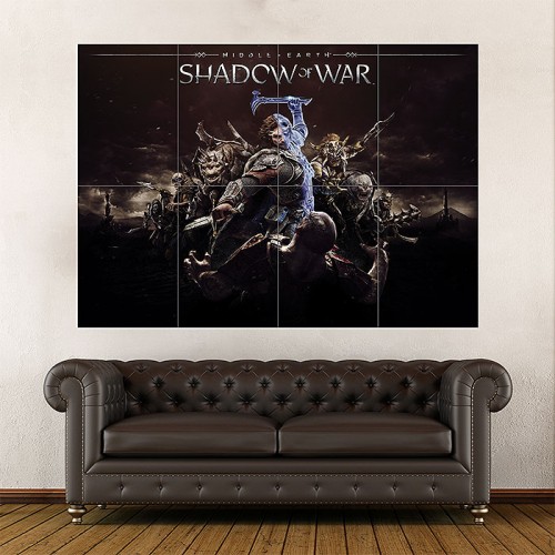 Middle Earth Shadow of War Wand-Kunstdruck Riesenposter