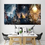 Beauty and the Beast Movie Wand-Kunstdruck Riesenposter 