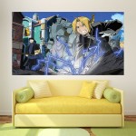 Fullmetal Alchemist Anime Block Giant Wall Art Poster