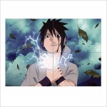 Sasuke Uchiha - Naruto Wand-Kunstdruck Riesenposter